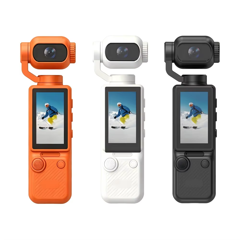 Portable 4K Vlog Camera with 3-Axis Gimbal Stabilizer | DV19 Handheld Action Camera, AI Face Tracking & TF Card PERSIAN store
