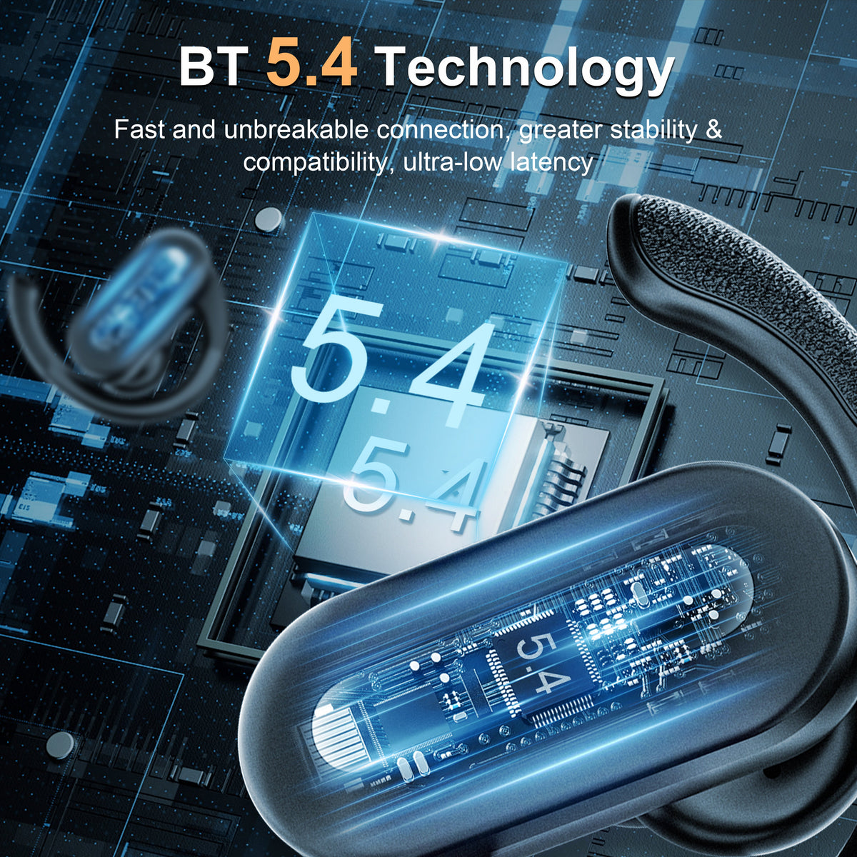 OWS TWS Open-Ear Earphones | Bluetooth 5.4 Gaming Earbuds PERSIAN