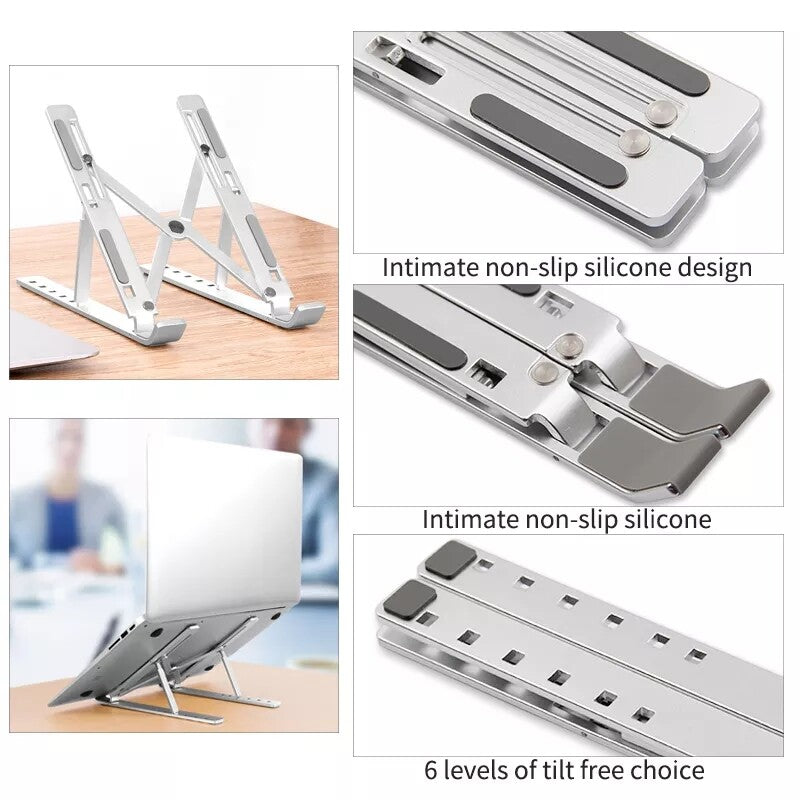 Foldable Adjustable Aluminum Laptop & Tablet Stand – Ergonomic & Portable PERSIAN store
